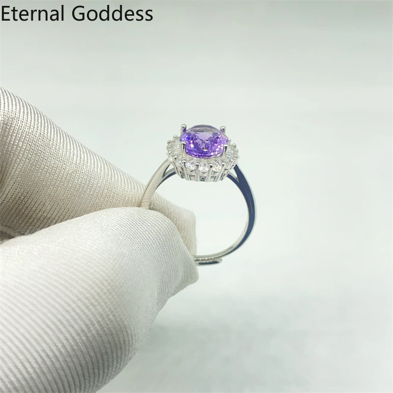 Natural Amethyst Silver 925 Engagement Ring Luxury Designer Jewelry Wedding Ring Marcasite Jewelry Sterling Silver
Natural Amethyst Silver 925 Engagement Ring Luxury Designer Jewelry Wedding Ring Marcasite Jewelry Sterling Silver