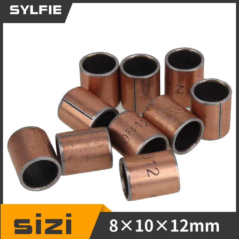 10 шт. износостойкая SF-1 самосмазывающаяся втулка подшипника 8 мм x 10 мм x 12 мм
10 шт. износостойкая SF-1 самосмазывающаяся втулка подшипника 8 мм x 10 мм x 12 мм