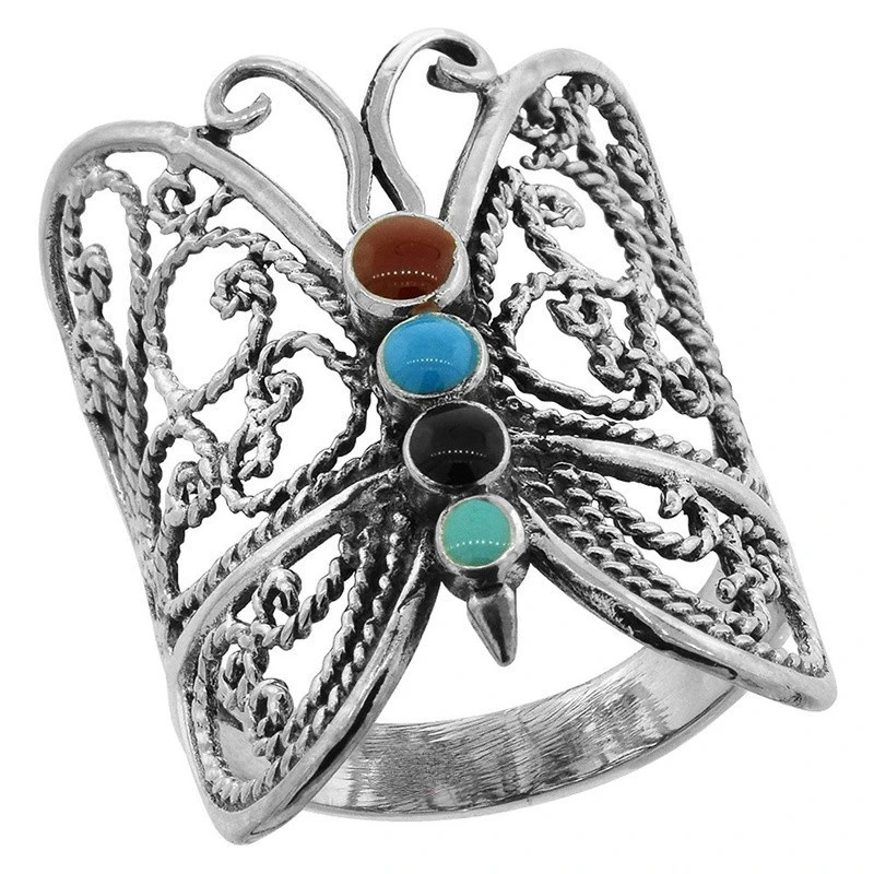Silver Color Plated Hollow Butterfly Rings for Women s Statement Finger Ring Classic Design Boho Party Jewelry Wholesale
Silver Color Plated Hollow Butterfly Rings for Women s Statement Finger Ring Classic Design Boho Party Jewelry Wholesale