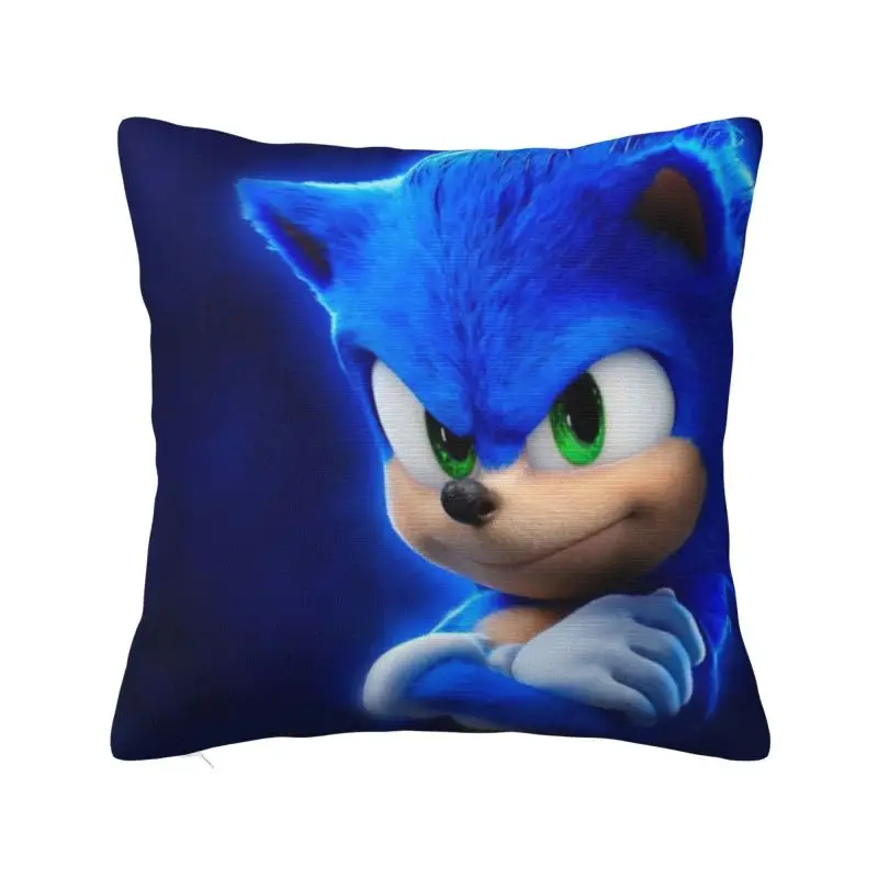 Наволочка Sonics с рисунком ежика, 45x45, декоративная мультяшная подушка для дивана, двусторонняя
Наволочка Sonics с рисунком ежика, 45x45, декоративная мультяшная подушка для дивана, двусторонняя