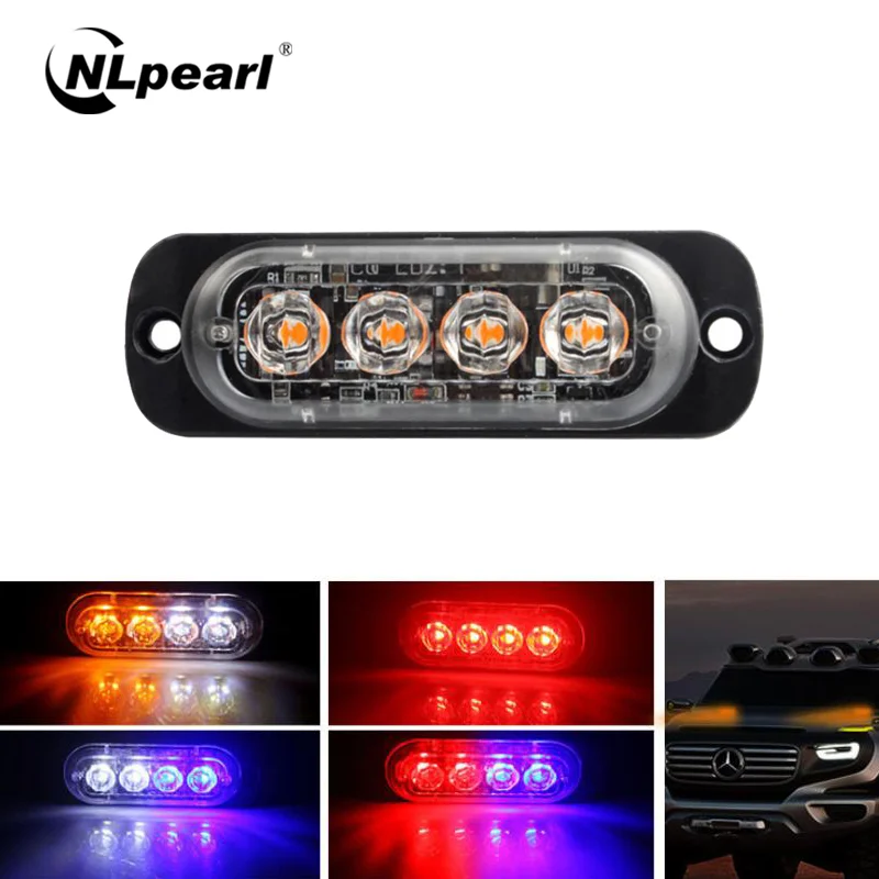 NLpear 12V 24V Grille LED Emergency Strobe Light for Truck Trailer Flash Warning Side Marker Light Stop Lamp Car External Light
NLpear 12V 24V Grille LED Emergency Strobe Light for Truck Trailer Flash Warning Side Marker Light Stop Lamp Car External Light
