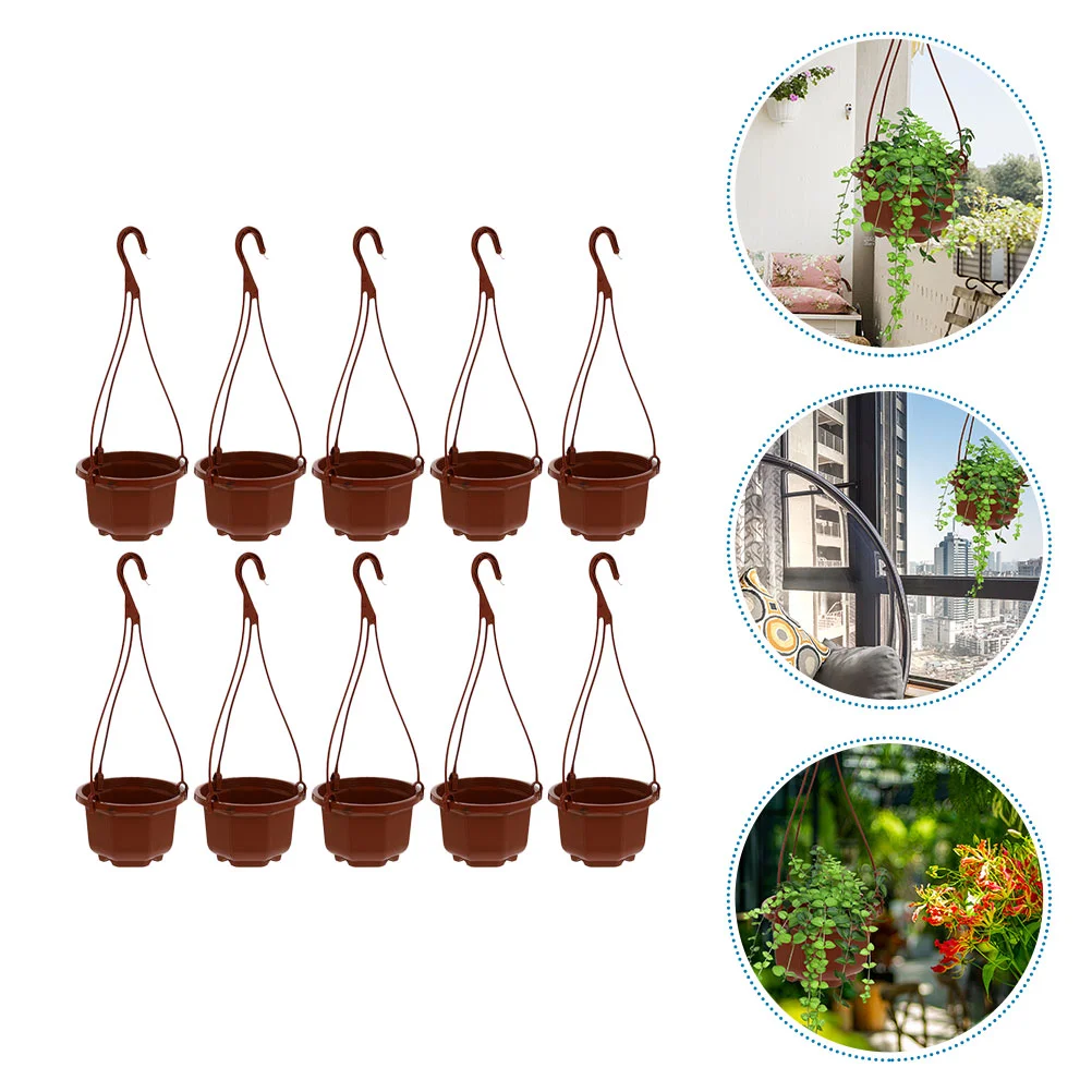 10 Sets Hanging Orchid Flowerpot Succulent Planter Fence Planters Holder Macrame Wall Window Box Pots Farmhouse Basket
10 Sets Hanging Orchid Flowerpot Succulent Planter Fence Planters Holder Macrame Wall Window Box Pots Farmhouse Basket