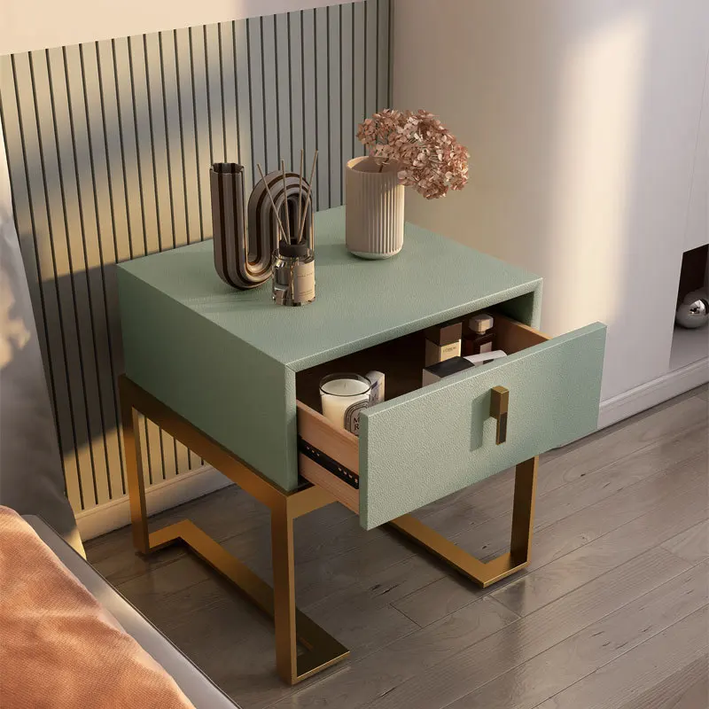 Luxury Bedside Table Solid Wood Cabinet Mini Leather Installation-Free Storage Simple DrawerSmall Apartment Economy Furniture 
Luxury Bedside Table Solid Wood Cabinet Mini Leather Installation-Free Storage Simple DrawerSmall Apartment Economy Furniture