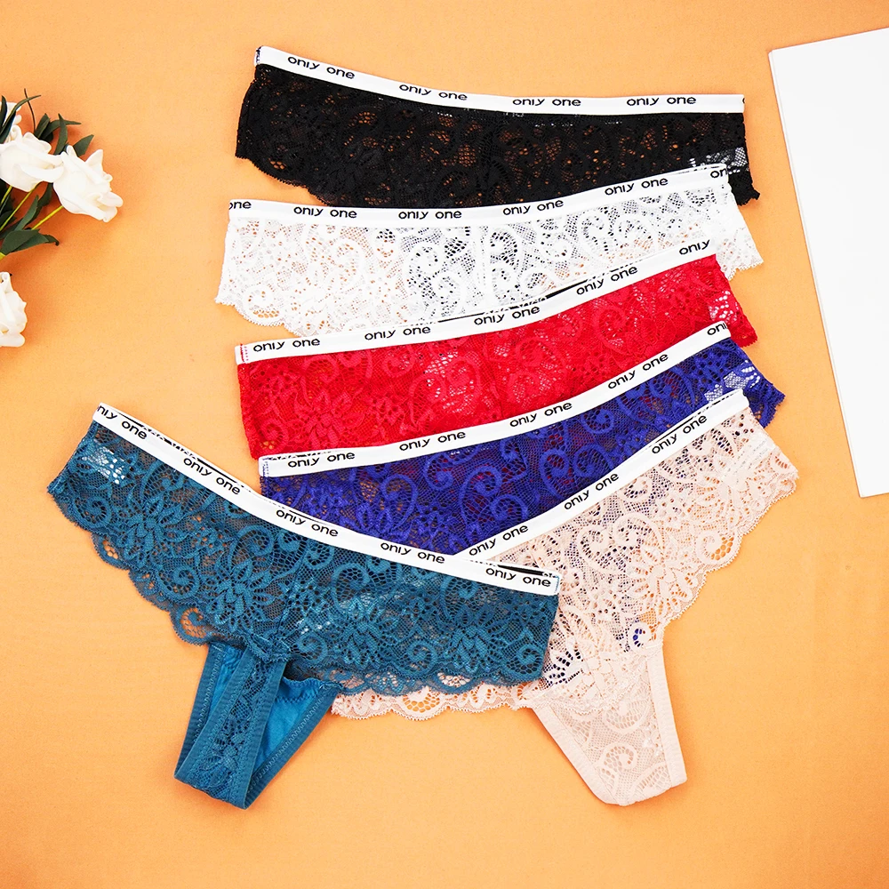 3pcs/Lots Sexy Thong Lace Women Panties Female G String Letter Low Wasit Comfort Seamless Briefs S-4XL 
3pcs/Lots Sexy Thong Lace Women Panties Female G String Letter Low Wasit Comfort Seamless Briefs S-4XL
