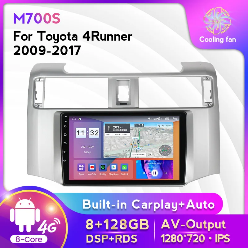 9inch 2Din Android 11 8+128G Car Radio Stereo For Toyota 4Runner 2009-2017 Multimedia Player GPS Navigation Carplay+Auto WIFI 4G
9inch 2Din Android 11 8+128G Car Radio Stereo For Toyota 4Runner 2009-2017 Multimedia Player GPS Navigation Carplay+Auto WIFI 4G