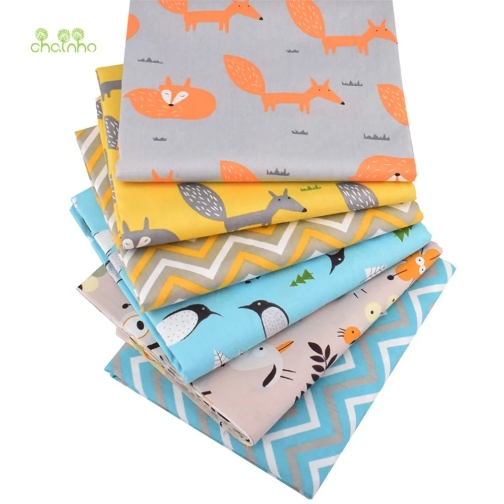 Chainho,Printed Twill Cotton Fabric,Patchwork Cloth,DIY Sewing & Quilting Material,6 Designs,4 Size,Fox & Penguin Series,CC203
Chainho,Printed Twill Cotton Fabric,Patchwork Cloth,DIY Sewing & Quilting Material,6 Designs,4 Size,Fox & Penguin Series,CC203