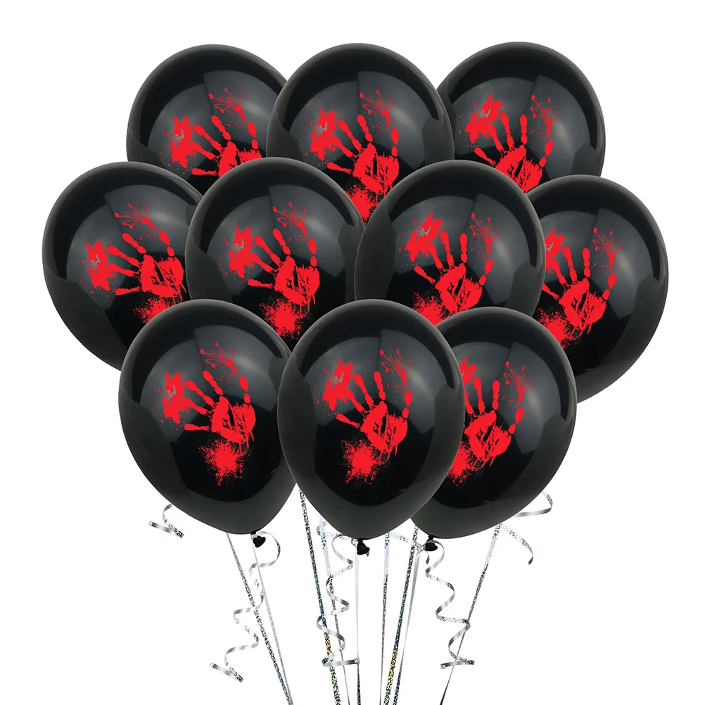 20 pcs 12 Inch Fingermarks Latex Balloons Without Ribbons for Halloween Decoration Black Red
20 pcs 12 Inch Fingermarks Latex Balloons Without Ribbons for Halloween Decoration Black Red