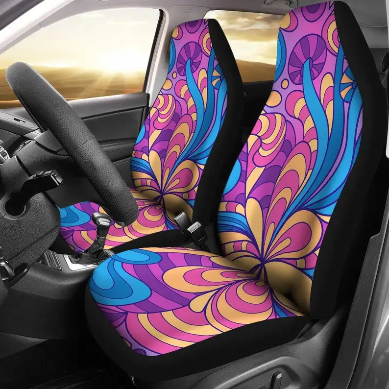 Pink Blue Floral Abstract Art Car Seat Covers Pair, 2 Front Seat Covers, Car Seat Protector, Car Accessories
Pink Blue Floral Abstract Art Car Seat Covers Pair, 2 Front Seat Covers, Car Seat Protector, Car Accessories