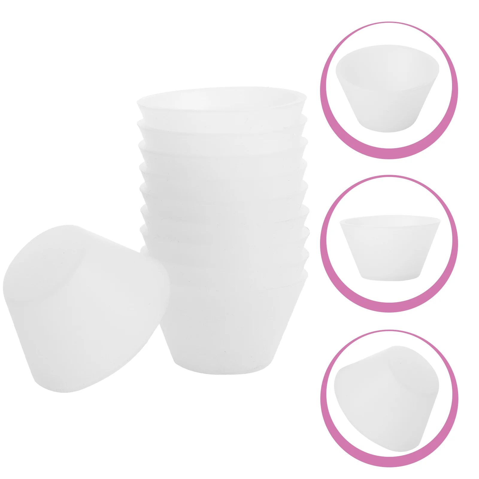 10 Pcs Silicone Measuring Cups Glue Craft Making Device DIY Tool Adjustment Mixing White Tools Epoxy Parts Reusable
10 Pcs Silicone Measuring Cups Glue Craft Making Device DIY Tool Adjustment Mixing White Tools Epoxy Parts Reusable
