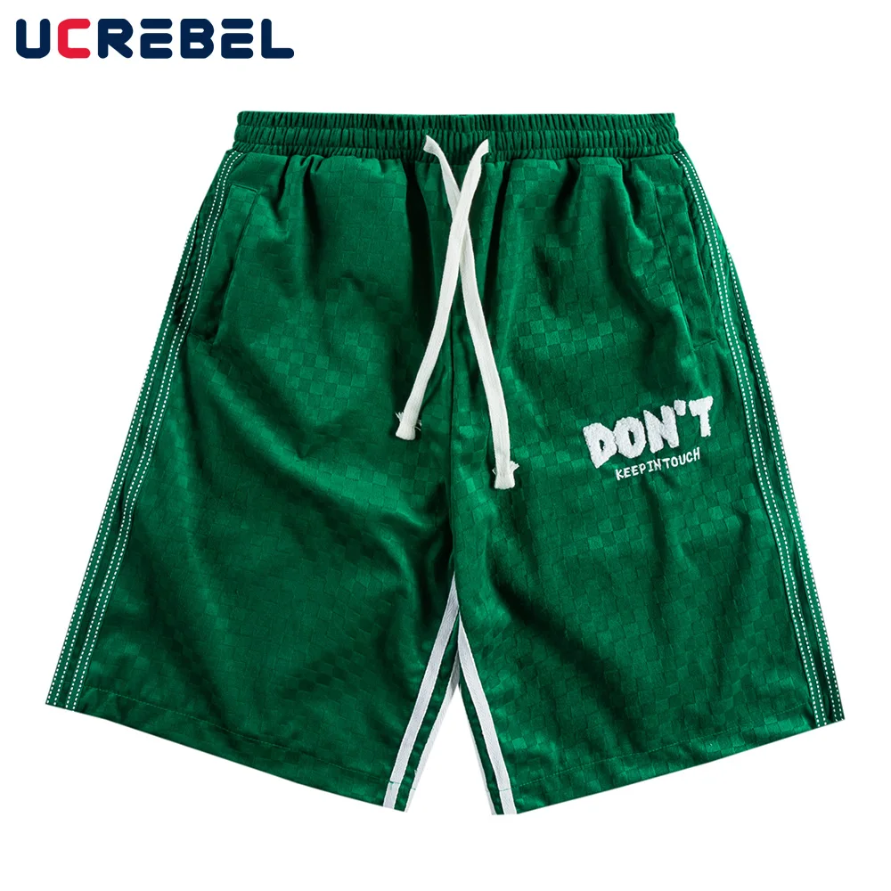 Letter Embroidery Shorts for Men Summer Drawstring Elastic Waist Casual Shorts Streetwear Knee-length Shorts Simple Half Pants
Letter Embroidery Shorts for Men Summer Drawstring Elastic Waist Casual Shorts Streetwear Knee-length Shorts Simple Half Pants