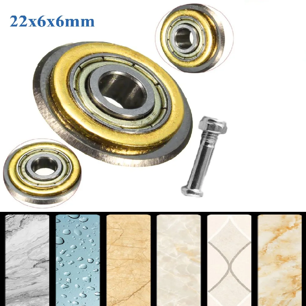 22x6x6mm Tile Cutter Blade Bearing Cutter Wheel Ceramic Carbide Glass Cutter Tungsten Spare Power Tool Accessories
22x6x6mm Tile Cutter Blade Bearing Cutter Wheel Ceramic Carbide Glass Cutter Tungsten Spare Power Tool Accessories