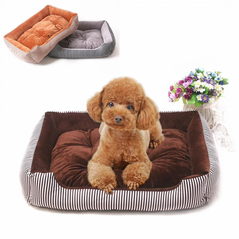 Super Sofa Dog Bed Waterproof Bottom Fleece Warm House Small Large Dog Plus Size Kennel Pet Product Stripe Cat Nest
Super Sofa Dog Bed Waterproof Bottom Fleece Warm House Small Large Dog Plus Size Kennel Pet Product Stripe Cat Nest