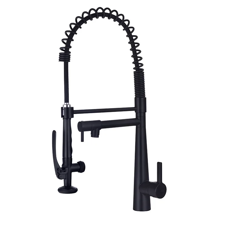 All copper dual outlet pull kitchen faucet cold and hot vegetable basin sink, kitchen spring style shower faucet
All copper dual outlet pull kitchen faucet cold and hot vegetable basin sink, kitchen spring style shower faucet