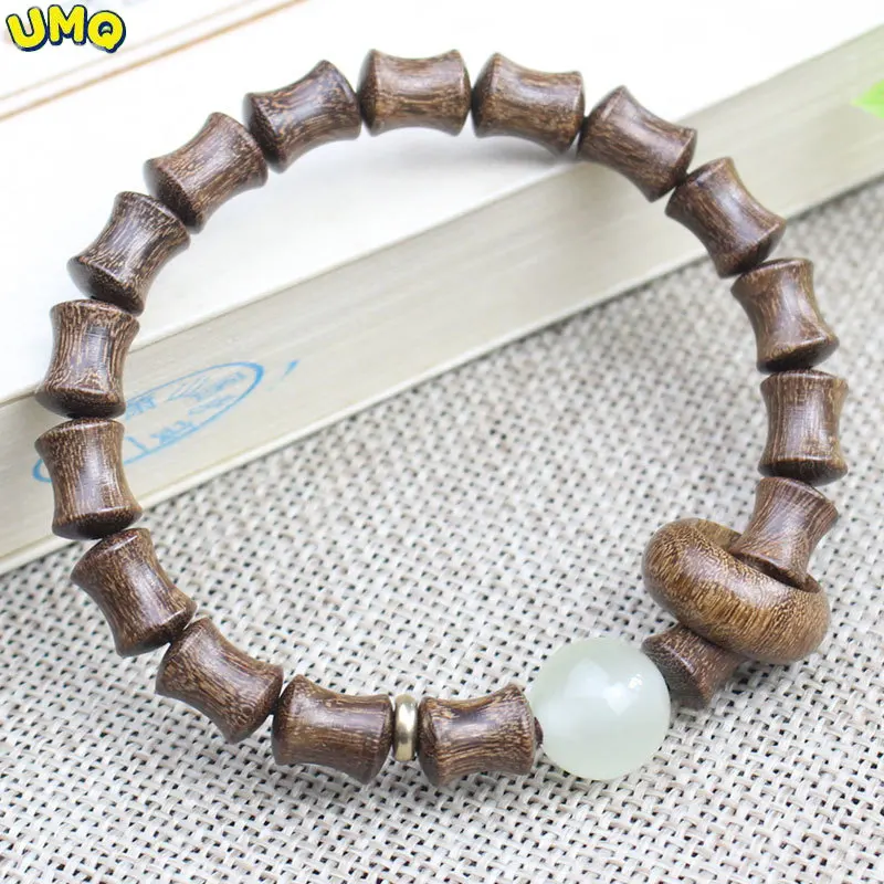Golden Silk Sandalwood Bracelets Bamboo Knots Running Rings Wooden Ornaments Male and Female Lovers' Bracelets Broadcast Amulet
Golden Silk Sandalwood Bracelets Bamboo Knots Running Rings Wooden Ornaments Male and Female Lovers' Bracelets Broadcast Amulet