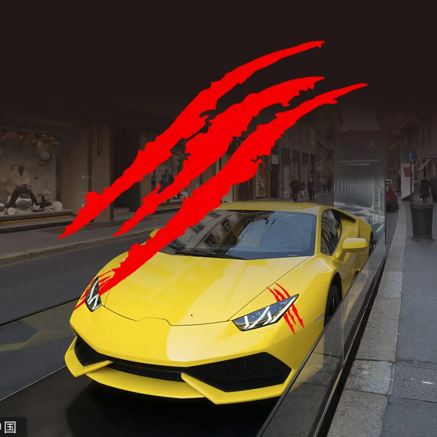 1pcs Auto Car Sticker Reflective Monster Claw Scratch Stripe Marks Headlight Decal Car Stickers Car Accessories
1pcs Auto Car Sticker Reflective Monster Claw Scratch Stripe Marks Headlight Decal Car Stickers Car Accessories