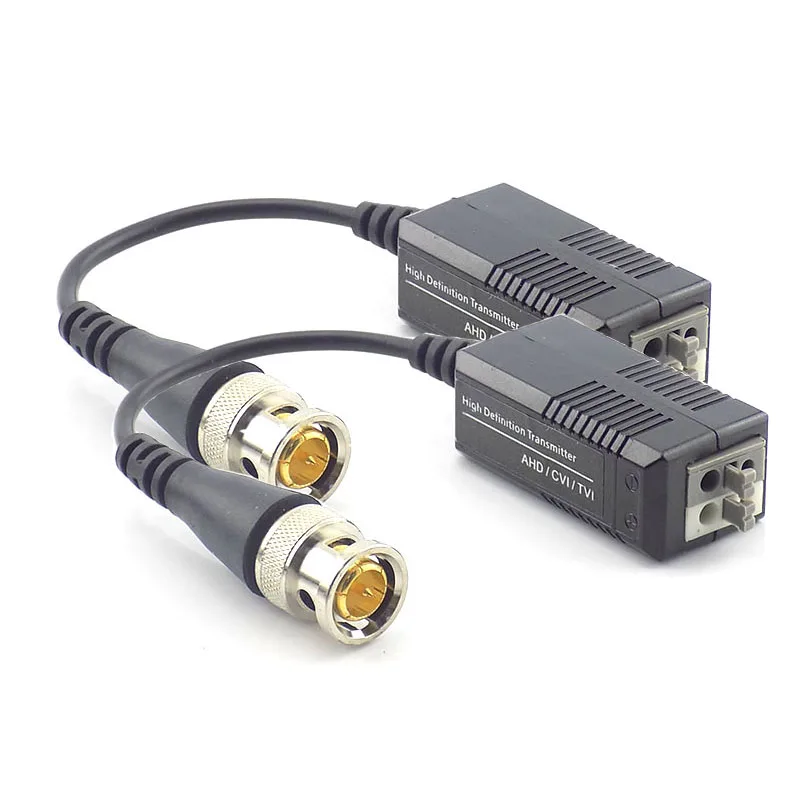 1pair UTP Video Balun Twisted CCTV Balun Passive Transceivers for 720P HD CVI/TVI/AHD Camera Male BNC to UTP CCTV Accessories
1pair UTP Video Balun Twisted CCTV Balun Passive Transceivers for 720P HD CVI/TVI/AHD Camera Male BNC to UTP CCTV Accessories
