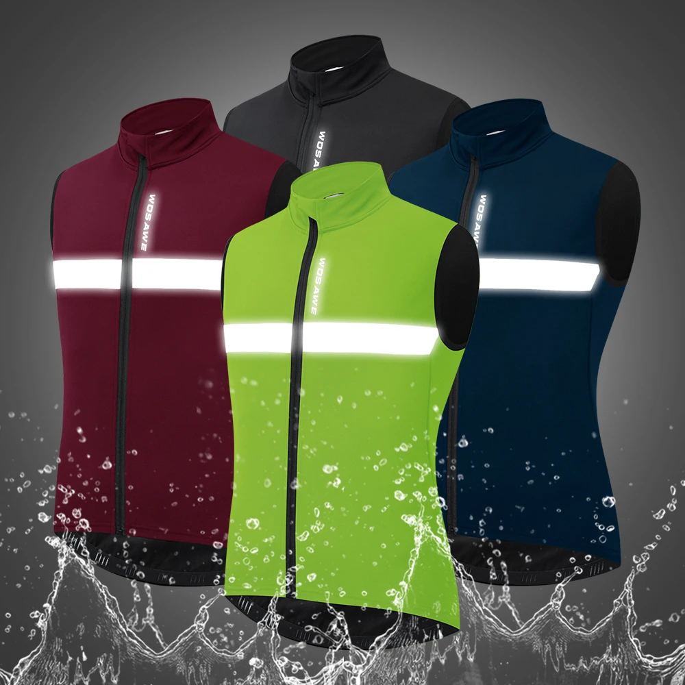 WOSAWE Motocycle Reflective Vest Winter Fleece Windproof Water Repellent Motocross Vest Bike Windbreaker Outdoor Sports Vest
WOSAWE Motocycle Reflective Vest Winter Fleece Windproof Water Repellent Motocross Vest Bike Windbreaker Outdoor Sports Vest