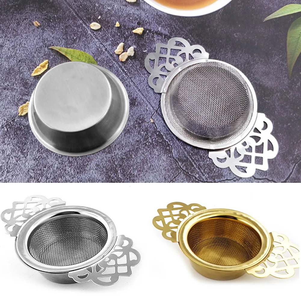 Stainless Steel Tea Strainer With Drip Bowl Hanging Double Ear Spice Herb Filter Coffee Tea Infusers Mesh Kitchen Accessories
Stainless Steel Tea Strainer With Drip Bowl Hanging Double Ear Spice Herb Filter Coffee Tea Infusers Mesh Kitchen Accessories
