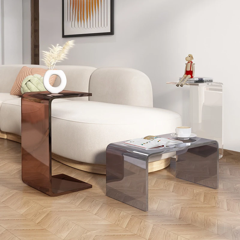 Nordic Acrylic Sofa Tables Transparent Side Coffee Table Minimalist Bedroom Computer Table Muebles Table Entrance Hall Furniture
Nordic Acrylic Sofa Tables Transparent Side Coffee Table Minimalist Bedroom Computer Table Muebles Table Entrance Hall Furniture