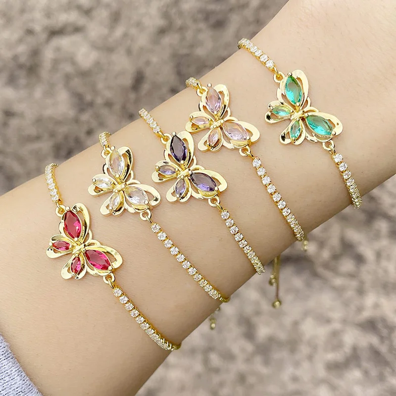 Korea Fashion Luxury Zircon Butterfly Bracelet for Women 2022 New Crystal Gemstone Bracelet Design Jewelry Accessories Gift
Korea Fashion Luxury Zircon Butterfly Bracelet for Women 2022 New Crystal Gemstone Bracelet Design Jewelry Accessories Gift