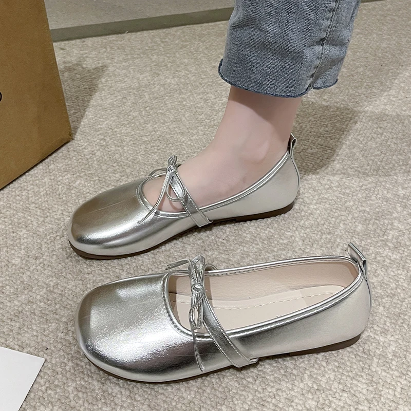 Shoes Woman Flats Low Heels Shallow Mouth Bow-Knot Casual Female Sneakers Soft Dress Comfortable Butterfly Boat New Summer Rome
Shoes Woman Flats Low Heels Shallow Mouth Bow-Knot Casual Female Sneakers Soft Dress Comfortable Butterfly Boat New Summer Rome