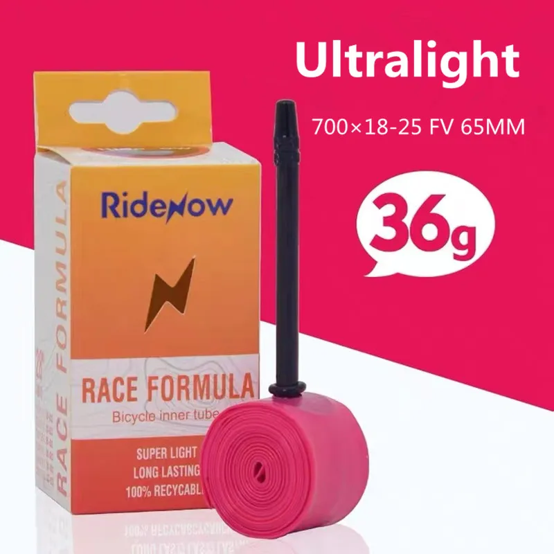 RideNow Ultralight Bicycle Inner Tube 700X18-32C Road Bike Inner Tube 36g LengthFrench 65mm Super Light Inner Tube
RideNow Ultralight Bicycle Inner Tube 700X18-32C Road Bike Inner Tube 36g LengthFrench 65mm Super Light Inner Tube