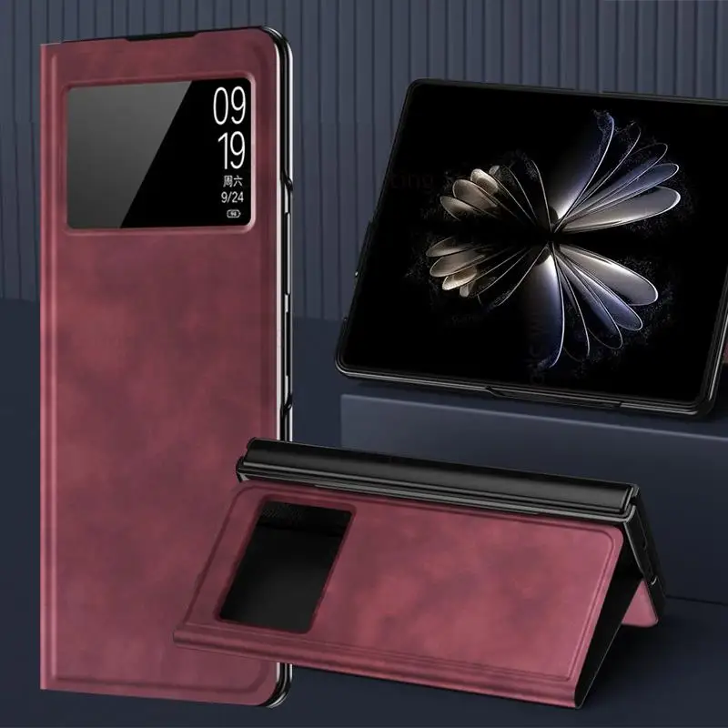 Кожаный чехол-книжка с умным окошком для телефона Xiaomi Mix Fold 2, Магнитный чехол с откидной подставкой для Mi Mix Fold2, защитный Магнитный чехол
Кожаный чехол-книжка с умным окошком для телефона Xiaomi Mix Fold 2, Магнитный чехол с откидной подставкой для Mi Mix Fold2, защитный Магнитный чехол