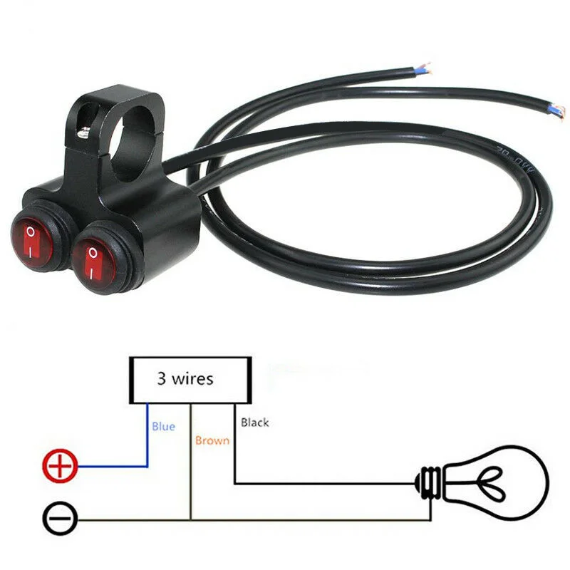 Motorcycle Light Switch 7/8inch Aluminum Alloy Waterproof ATV Handlebar Automobiles Motorcycles On-Off Dual Button
Motorcycle Light Switch 7/8inch Aluminum Alloy Waterproof ATV Handlebar Automobiles Motorcycles On-Off Dual Button