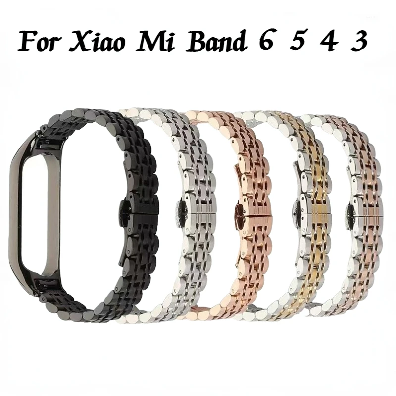 Металлический ремешок для Xiao Mi Band 7 6 5 4 Бесконтактный стальной браслет для mi band 6 5 Смарт-браслет mi band 4 Correa
Металлический ремешок для Xiao Mi Band 7 6 5 4 Бесконтактный стальной браслет для mi band 6 5 Смарт-браслет mi band 4 Correa