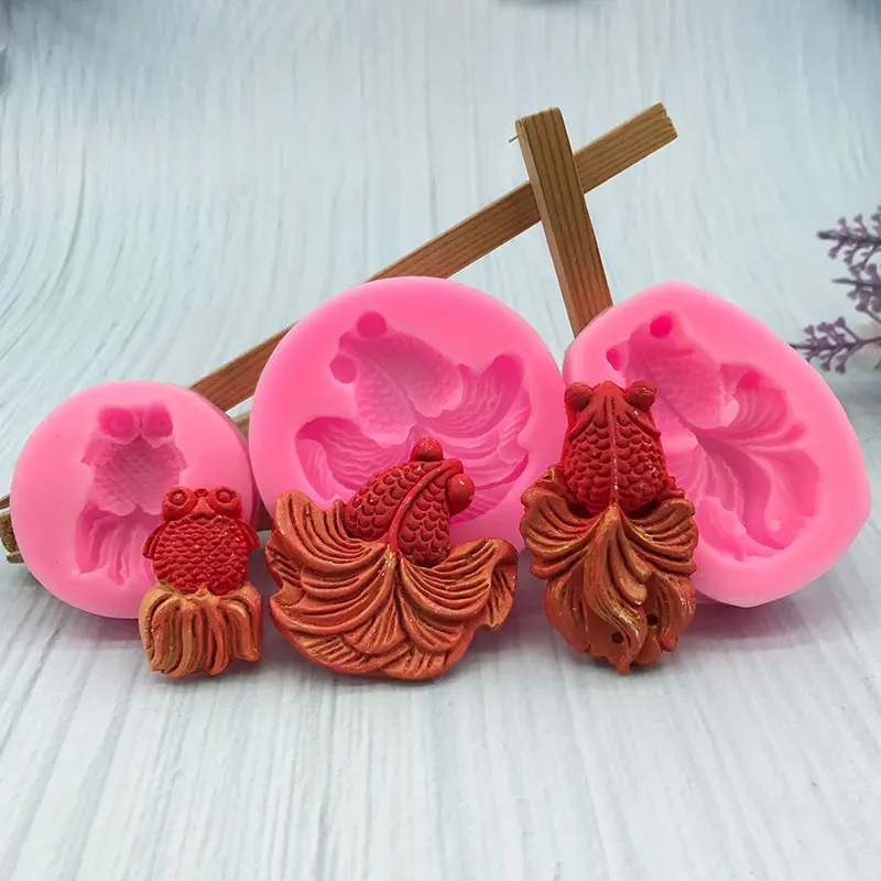 Small Goldfish Fondant Cake Chocolate Silicone Mold DIY Dessert Cake Decoration Mold
Small Goldfish Fondant Cake Chocolate Silicone Mold DIY Dessert Cake Decoration Mold
