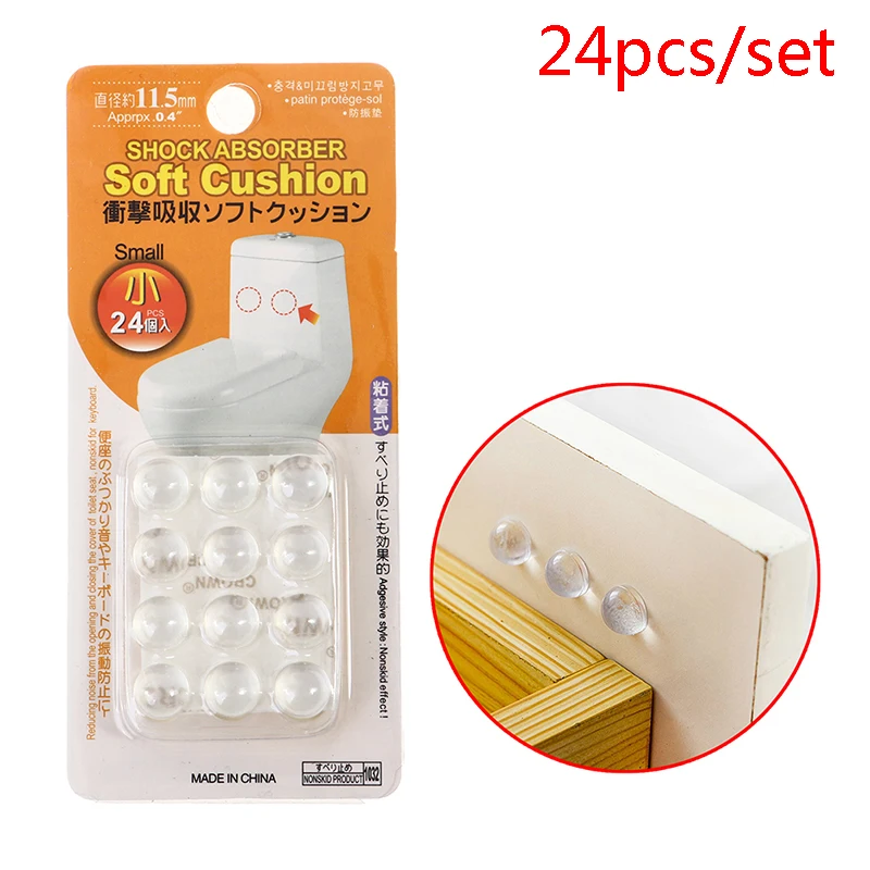 24Pcs Self Adhesive Silicone Furniture Pads Cabinet Bumpers Rubber Damper Buffer Cushion Protective Furniture Hardware
24Pcs Self Adhesive Silicone Furniture Pads Cabinet Bumpers Rubber Damper Buffer Cushion Protective Furniture Hardware