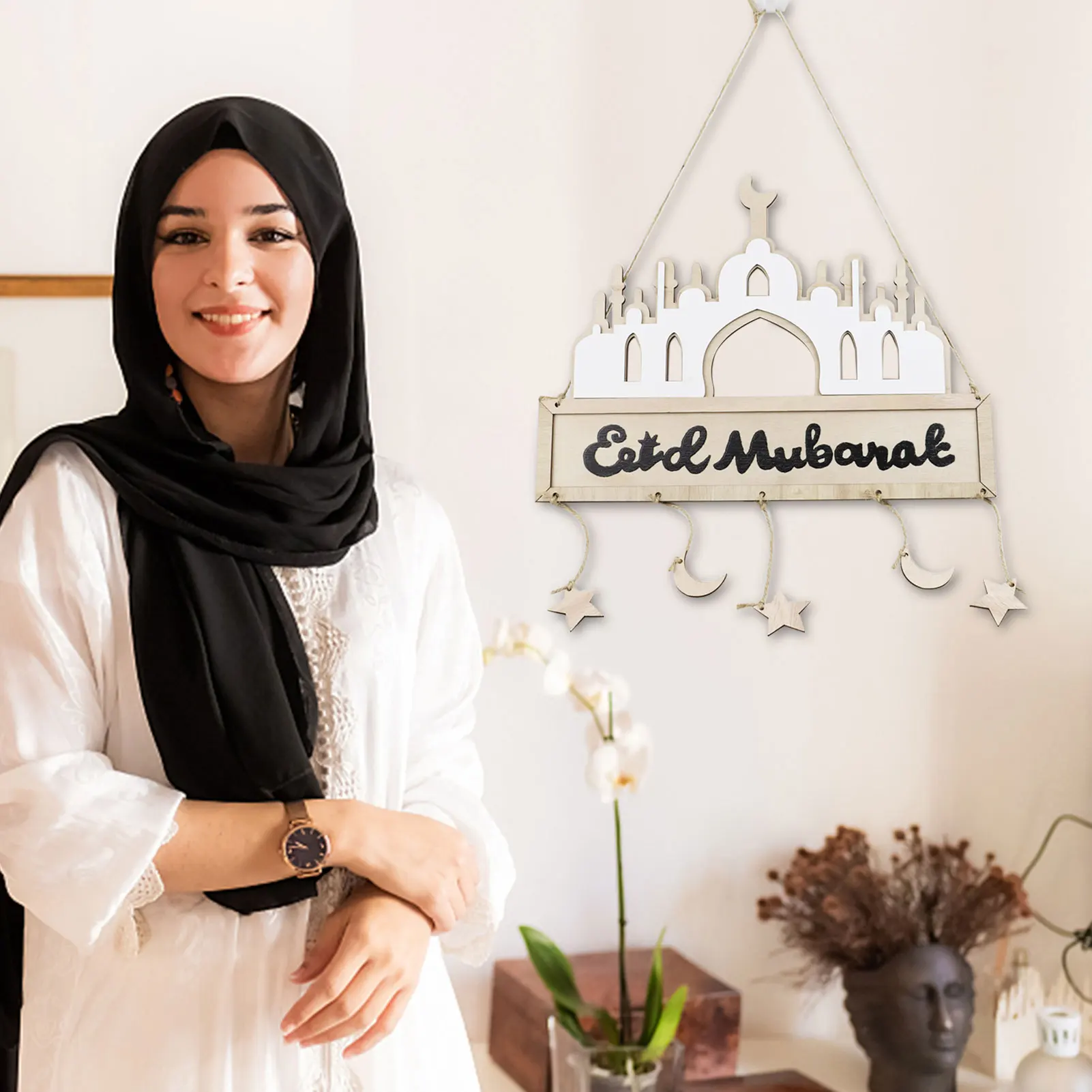Eid Mubarak Decoration Wood Muslim Holiday Decoration Pendant Bismillah Alhamdulillah Mashallah Islamic Home Decor For Indoor
Eid Mubarak Decoration Wood Muslim Holiday Decoration Pendant Bismillah Alhamdulillah Mashallah Islamic Home Decor For Indoor