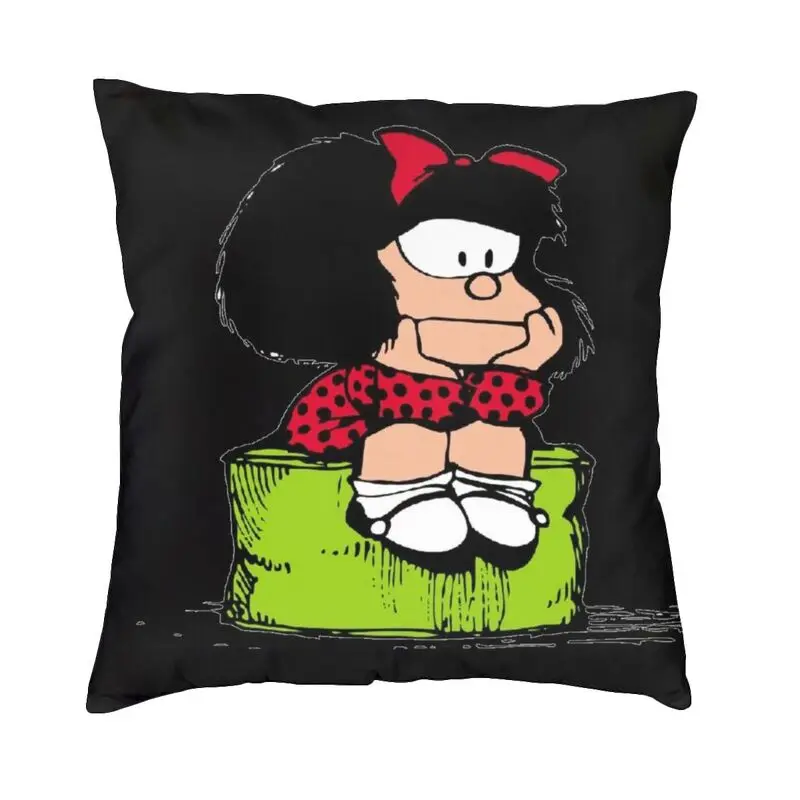 Mafalda Подушка декоративная Quino с изображением мышления Роскошный чехол для подушки мягкий чехол для подушки
Mafalda Подушка декоративная Quino с изображением мышления Роскошный чехол для подушки мягкий чехол для подушки