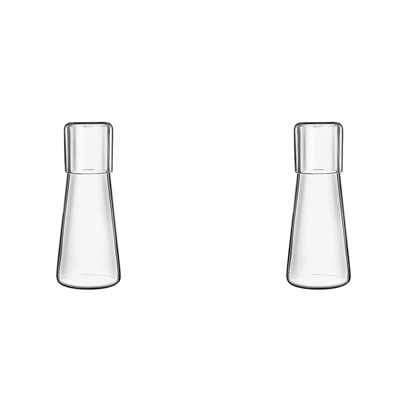 2X Clear Bedside Water Carafe Set With Tumbler Glass For Bedroom Nightstand, Night Water Carafe With Glass, With Cup Set
2X Clear Bedside Water Carafe Set With Tumbler Glass For Bedroom Nightstand, Night Water Carafe With Glass, With Cup Set
