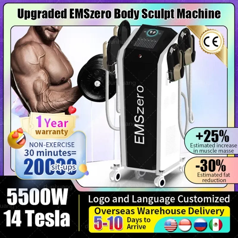 EMSzero Neo 14 Tesla 6500W Nove Ems Body Muscle Sculpt Stimulator Hi-emt Slimming For Salon
EMSzero Neo 14 Tesla 6500W Nove Ems Body Muscle Sculpt Stimulator Hi-emt Slimming For Salon