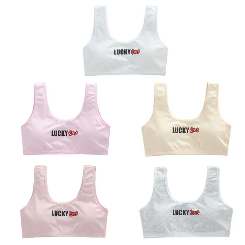Girl Cotton Sport Training Bra Letter Print Underwear Bralette Seamless Layered Crop Top 8-18Y
Girl Cotton Sport Training Bra Letter Print Underwear Bralette Seamless Layered Crop Top 8-18Y