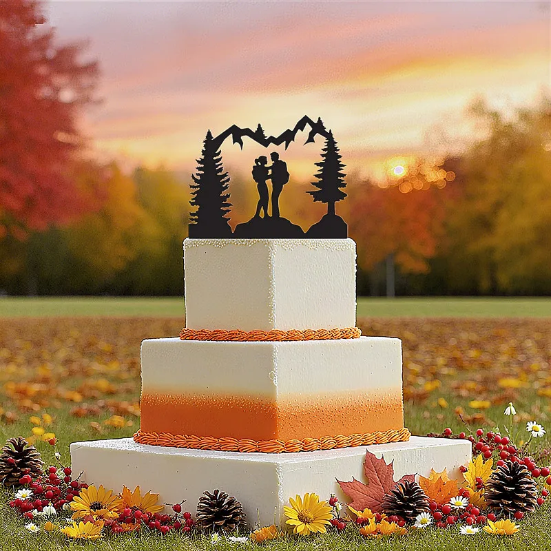 Акриловый свадебный торт топпер "Невеста и жених"
Акриловый свадебный торт топпер "Невеста и жених"