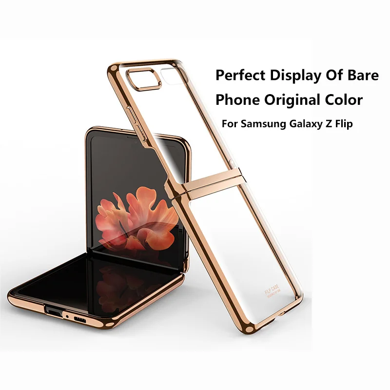 Perfect Transparent Plating PC Cover For Samsung Galaxy Z Flip Case Ultra-thin Free Folding Anti Fingerprint Protective Funda
Perfect Transparent Plating PC Cover For Samsung Galaxy Z Flip Case Ultra-thin Free Folding Anti Fingerprint Protective Funda