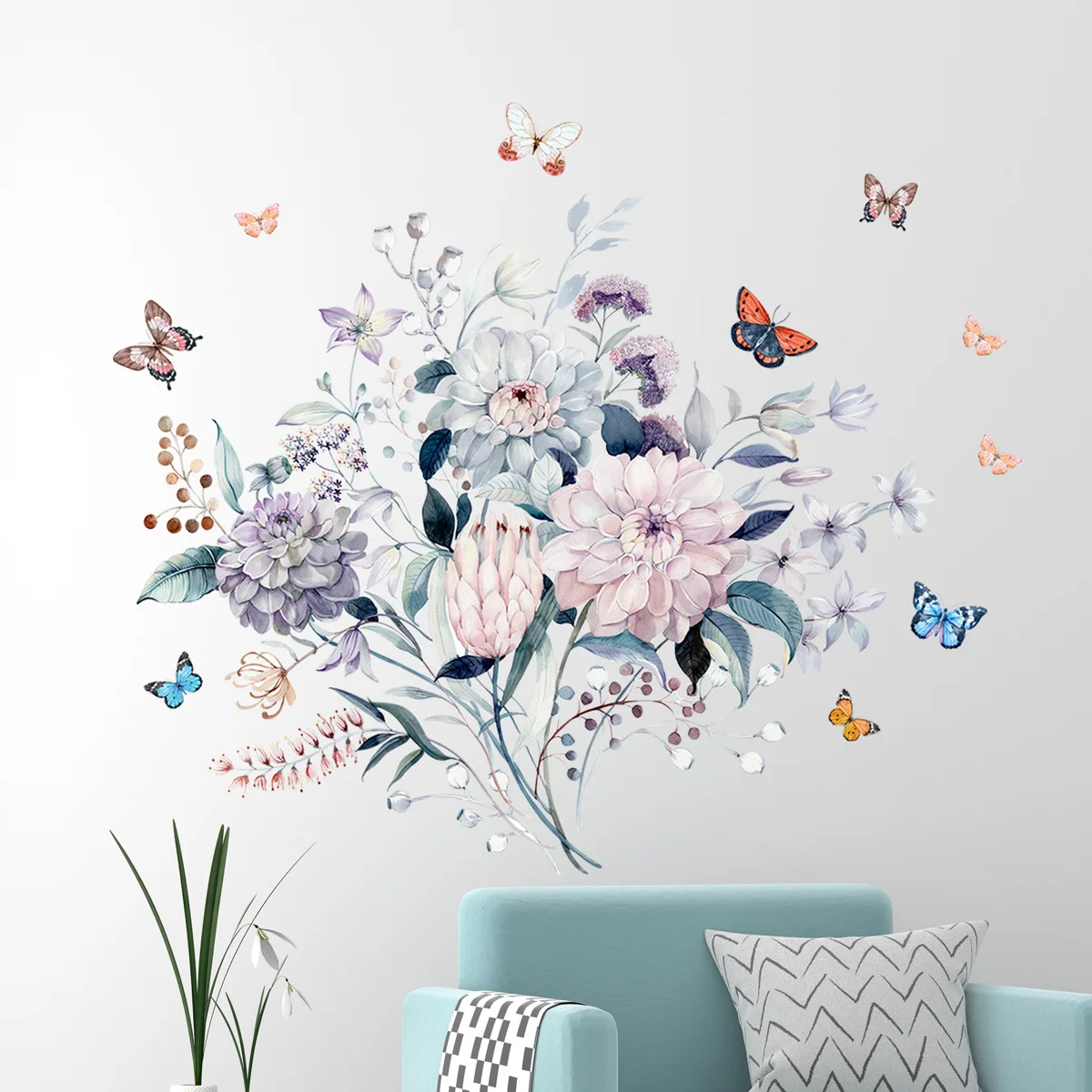 Wall Stickers Flowers Rose Butterfly Poster Murals for Living Room Home Walls Decoration Wallpaper Self-adhesive Vinyl Decals
Wall Stickers Flowers Rose Butterfly Poster Murals for Living Room Home Walls Decoration Wallpaper Self-adhesive Vinyl Decals