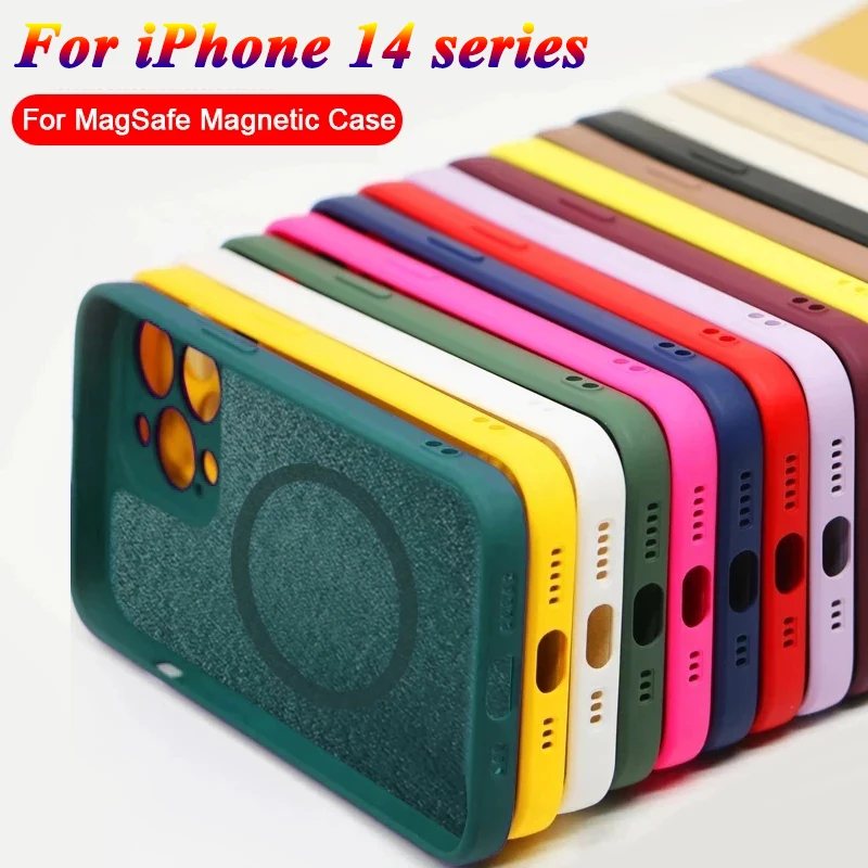 Liquid Silicone Magnetic Case For Apple iPhone 11 12 13 14 Pro Max Mini XS Max X XR 8 7 Plus For Magsafe Wireless Charge Cover
Liquid Silicone Magnetic Case For Apple iPhone 11 12 13 14 Pro Max Mini XS Max X XR 8 7 Plus For Magsafe Wireless Charge Cover