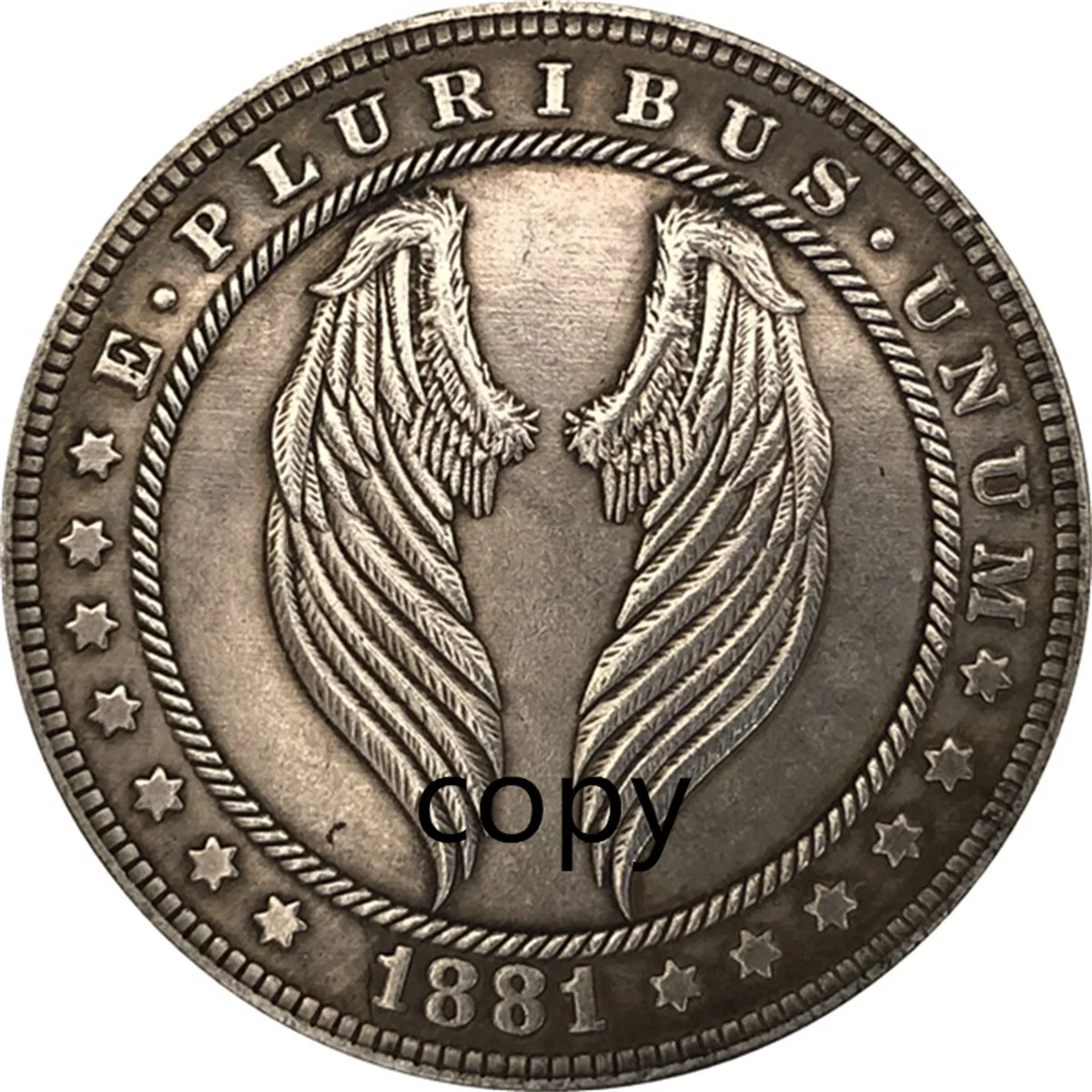 Angel wings HOBO COIN Rangers COIN US Coin Gift Challenge REPLICA Commemorative Coin - REPLICA Coin Medal Coins Collection
Angel wings HOBO COIN Rangers COIN US Coin Gift Challenge REPLICA Commemorative Coin - REPLICA Coin Medal Coins Collection