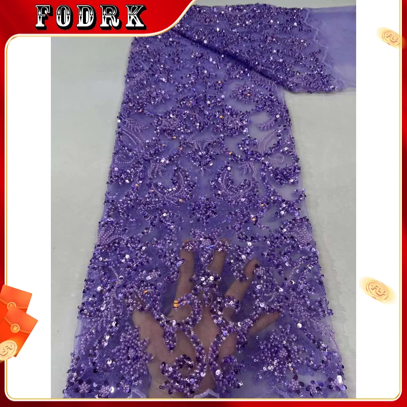 Latest African Laces 2023 High Quality Beaded Mesh Fabric Fashionable Tulle Embroidery French Net Lace With Sequins For Dress
Latest African Laces 2023 High Quality Beaded Mesh Fabric Fashionable Tulle Embroidery French Net Lace With Sequins For Dress