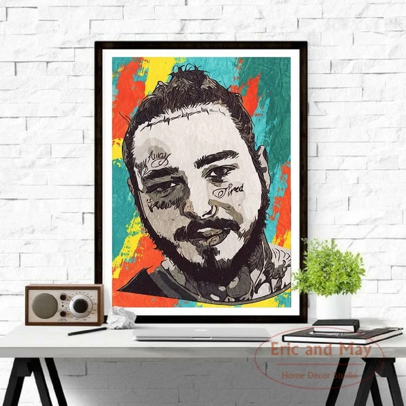 Rap Culture Malone Giclee Print Music Hip Hop Bar Posters And Prints Canvas Painting Pictures On The Wall Abstract Home Decor
Rap Culture Malone Giclee Print Music Hip Hop Bar Posters And Prints Canvas Painting Pictures On The Wall Abstract Home Decor