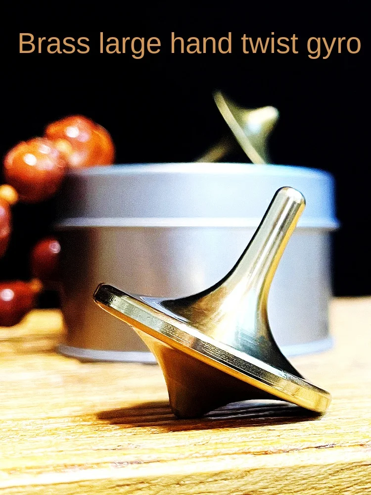 Pure Copper Gyro Alloy Hand Toy Fingertip Desktop Children's Toy Decompression Decompression Black Technology
Pure Copper Gyro Alloy Hand Toy Fingertip Desktop Children's Toy Decompression Decompression Black Technology