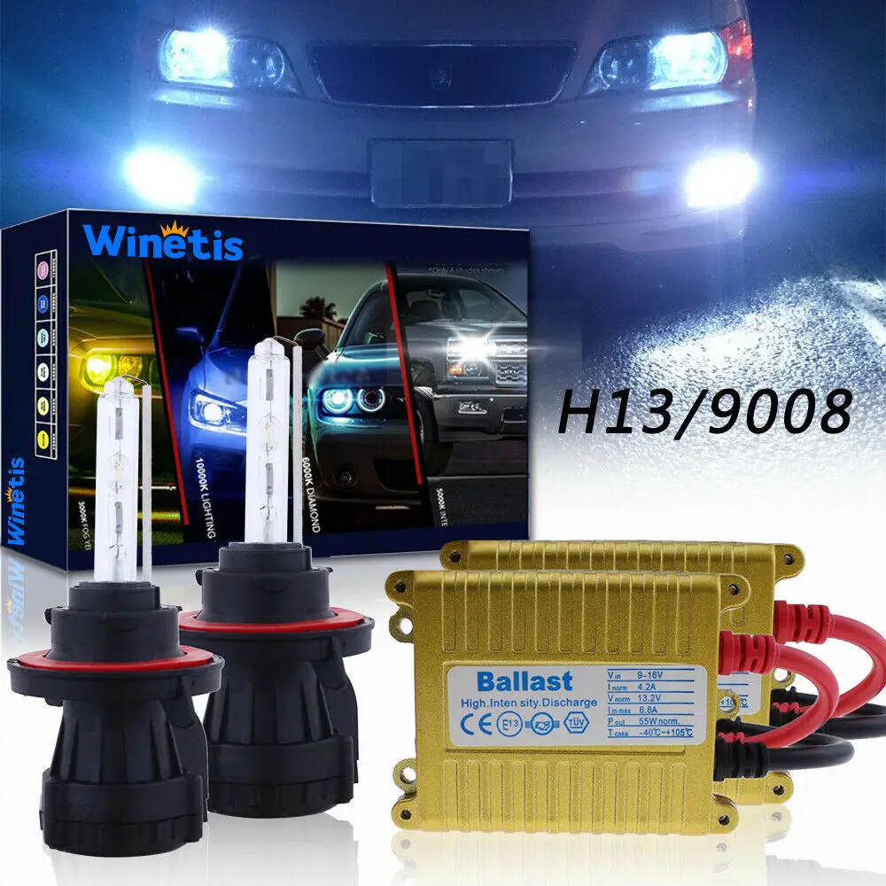 55 Вт H13 Биксеноновая 9008 ксеноновая фара Hid конверсионные лампы 8000K светло-голубой яркий
55 Вт H13 Биксеноновая 9008 ксеноновая фара Hid конверсионные лампы 8000K светло-голубой яркий