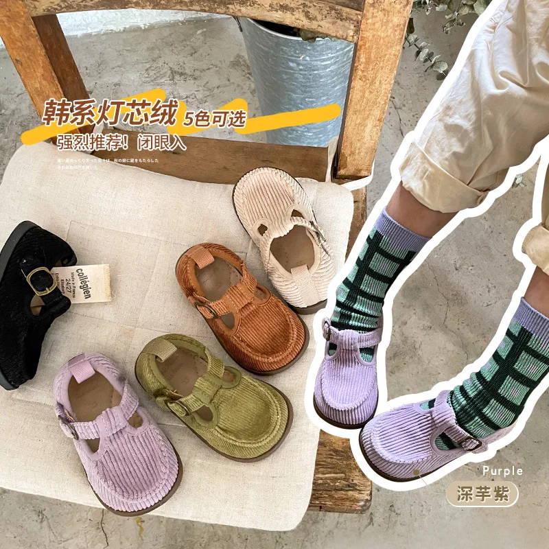 2021 Children Board Shoes Corduroy Single Shoe Solid Color Retro Velcro Casual Shoe Boys and Girls Autumn Casual Shoes
2021 Children Board Shoes Corduroy Single Shoe Solid Color Retro Velcro Casual Shoe Boys and Girls Autumn Casual Shoes