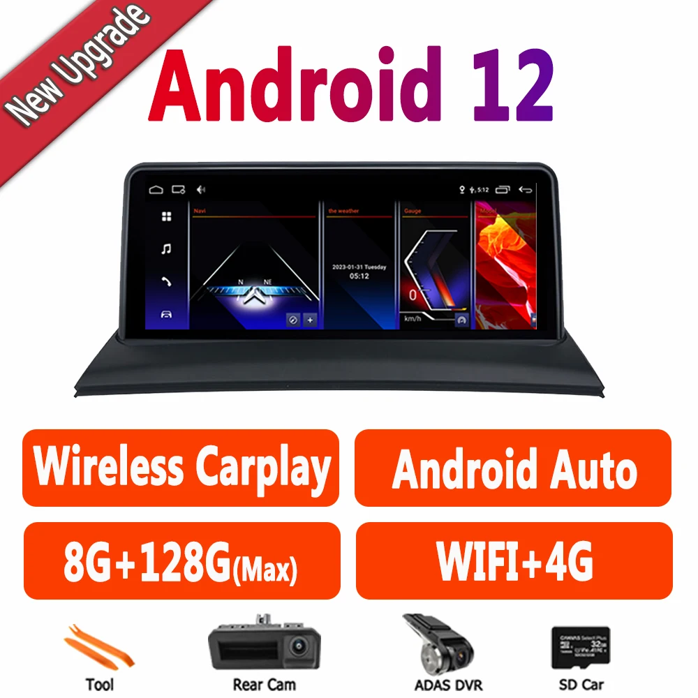 Android 12 для BMW X3 E83 2005 - 2010 Pantalla Carplay Авторадио Автомобильная Мультимедийная интеллектуальная система GPS-навигация
Android 12 для BMW X3 E83 2005 - 2010 Pantalla Carplay Авторадио Автомобильная Мультимедийная интеллектуальная система GPS-навигация