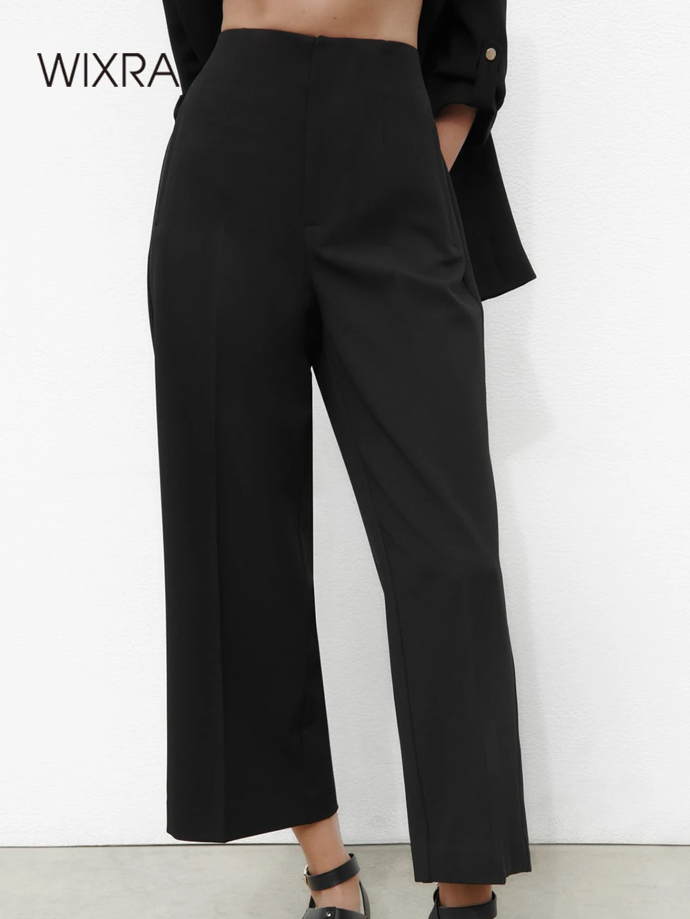 Wixra Women Straight Pants Spring Summer Zipper High Waist Casual Female Office Lady Ankle-Length Trousers
Wixra Women Straight Pants Spring Summer Zipper High Waist Casual Female Office Lady Ankle-Length Trousers