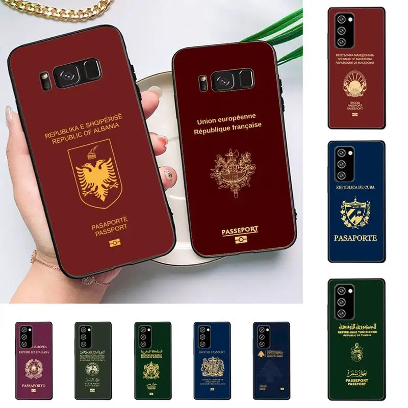 Fashion Passport Phone Case For Samsung Galaxy Note 10Pro Note 20ultra cover for note20 note10lite M30S Back Coque
Fashion Passport Phone Case For Samsung Galaxy Note 10Pro Note 20ultra cover for note20 note10lite M30S Back Coque