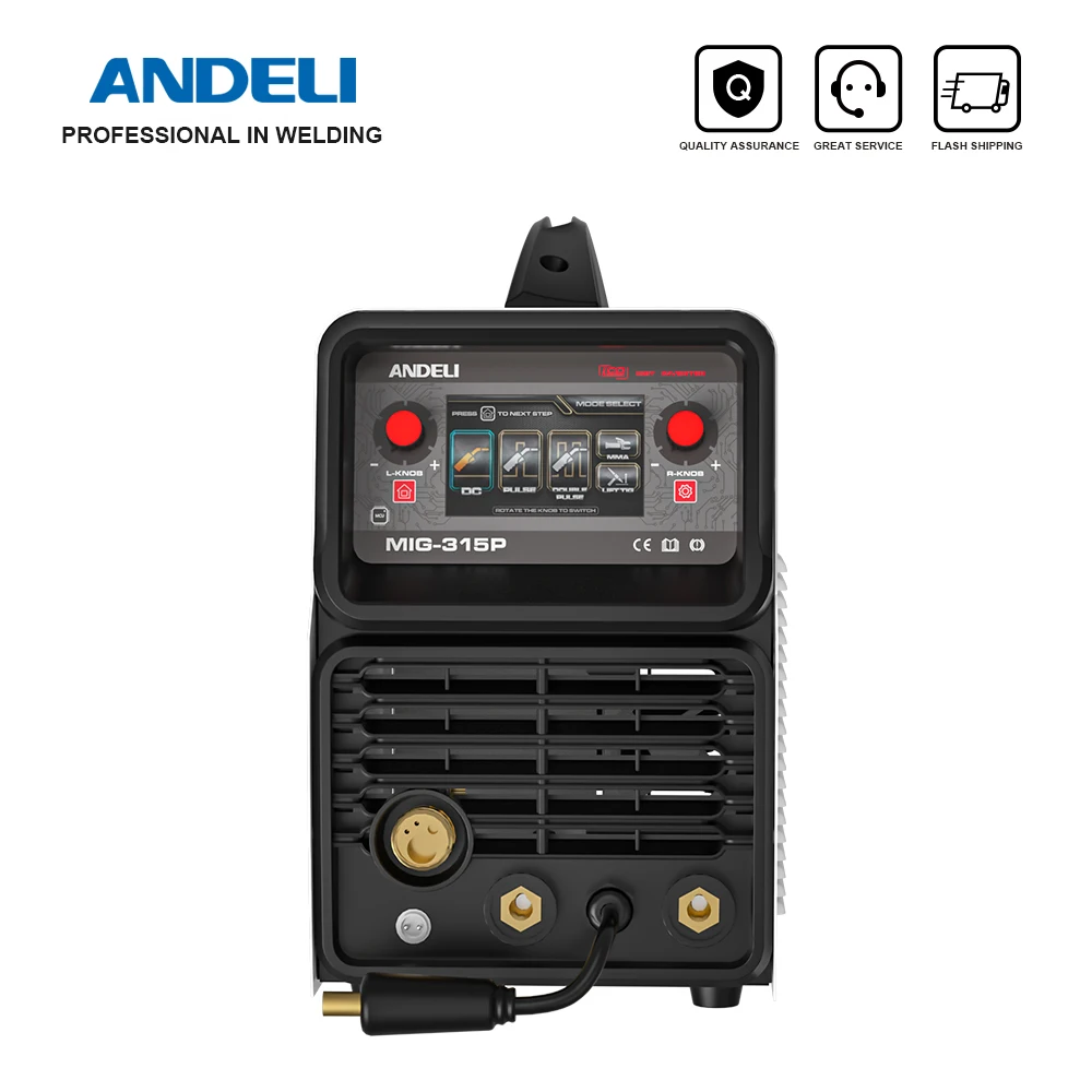 ANDELI 380V MIG Welder Double Pulse MIG TIG ARC 3 IN 1 Industrial Semi-automatic Welding Machine Aluminum Metal Spool Welding
ANDELI 380V MIG Welder Double Pulse MIG TIG ARC 3 IN 1 Industrial Semi-automatic Welding Machine Aluminum Metal Spool Welding